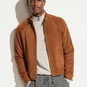 Vince Suede Harrington Jacket NWT